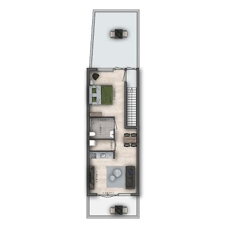 埃因霍温Sunny 45M2 Penthouse With Balcony And Terrace - R65C公寓 外观 照片
