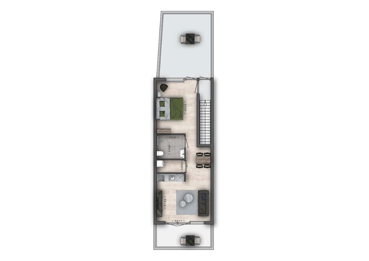 埃因霍温Sunny 45M2 Penthouse With Balcony And Terrace - R65C公寓 外观 照片